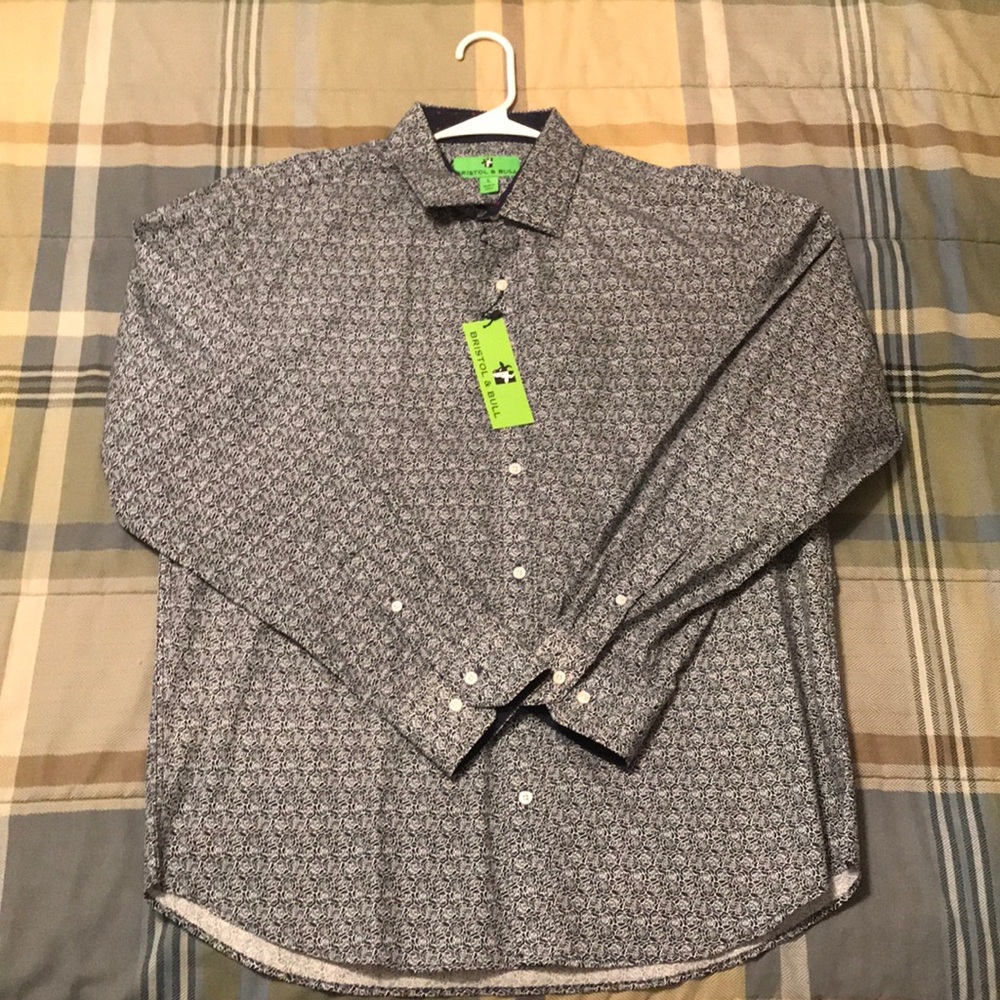 Floral long-sleeve shirt